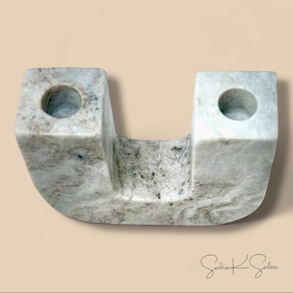 Marble Taper Candle Holder - Threshold Studio McGee - Target Fall 2022‎ - Picture 6 of 10